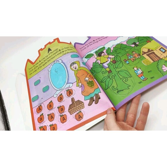 4 Fairy Tale Activity Books Alphabet Opposites Puzzles Learn Readiness Preschool - Picture 7 of 12